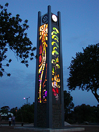 Moora Town Clock, Rotary Park, Moora