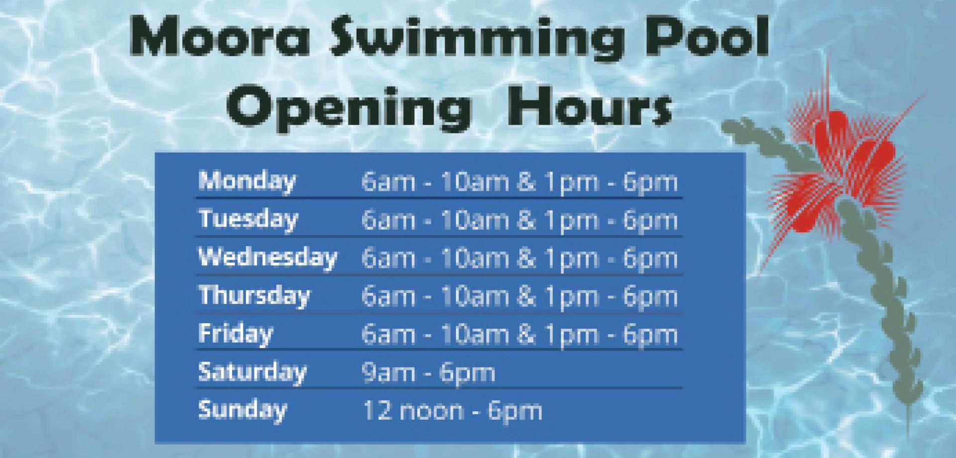 Moora Swimming Opening Hours