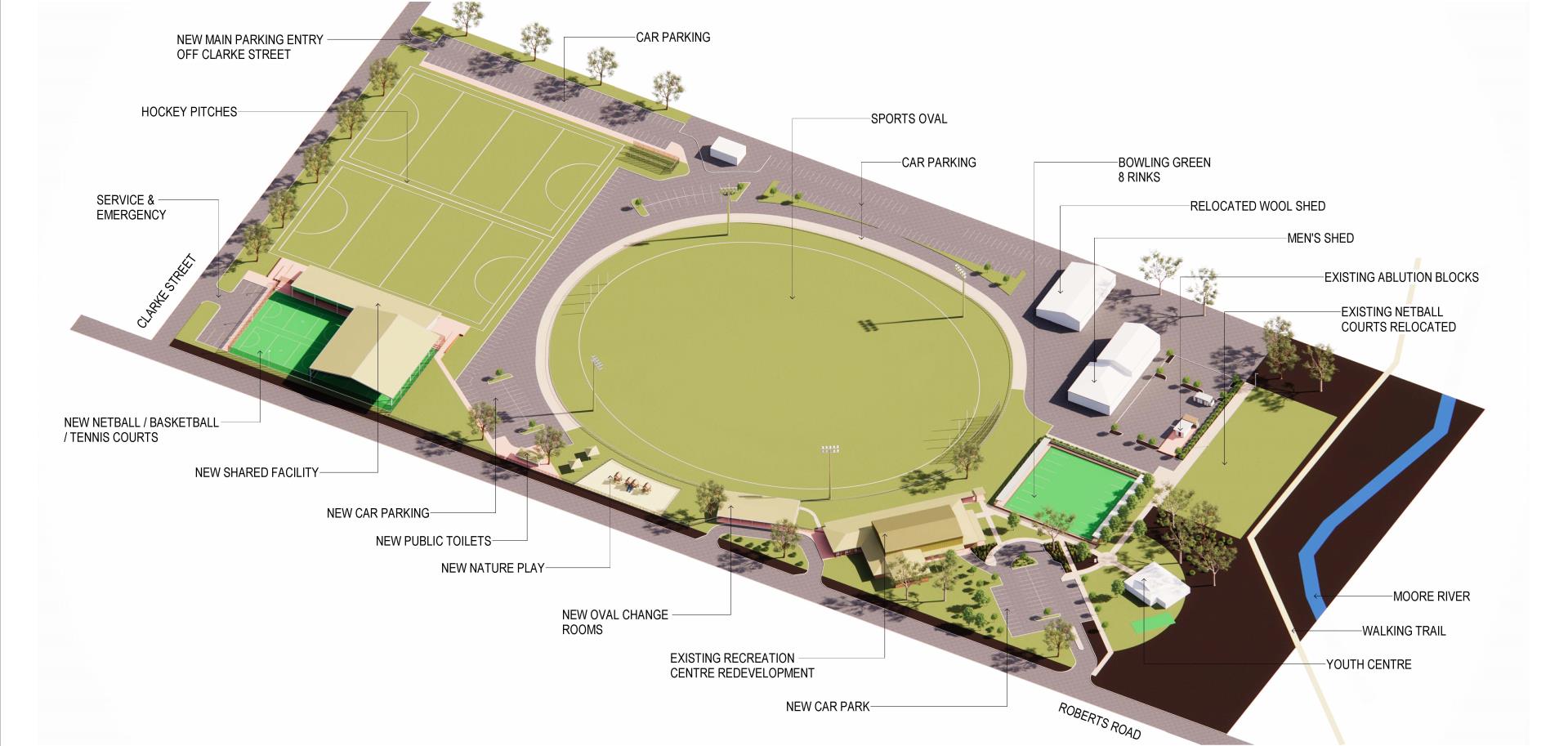 Moora Sports and Recreation Complex - Fly Around Video