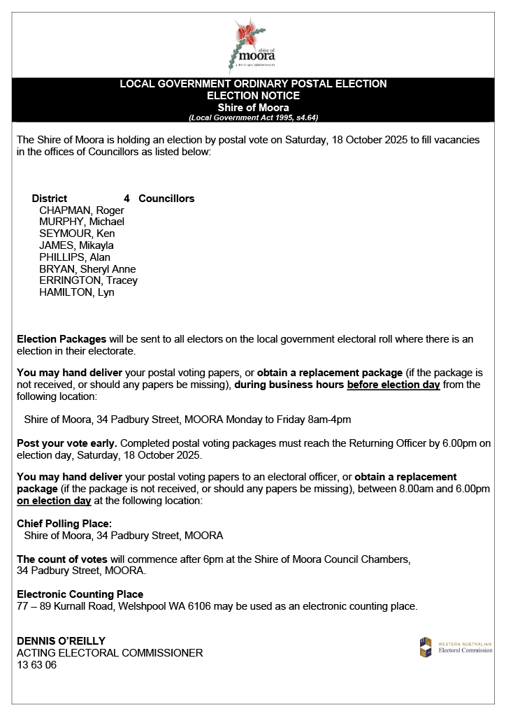 ELECTION NOTICE