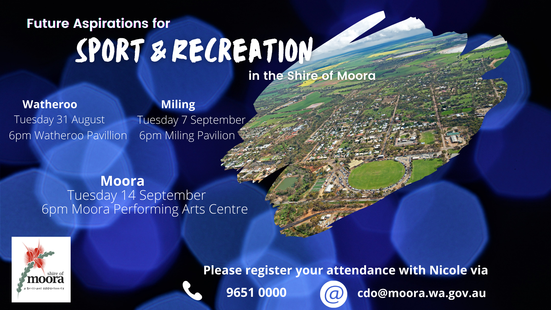 Future Aspirations for Sport and Recreation in the Shire of Moora