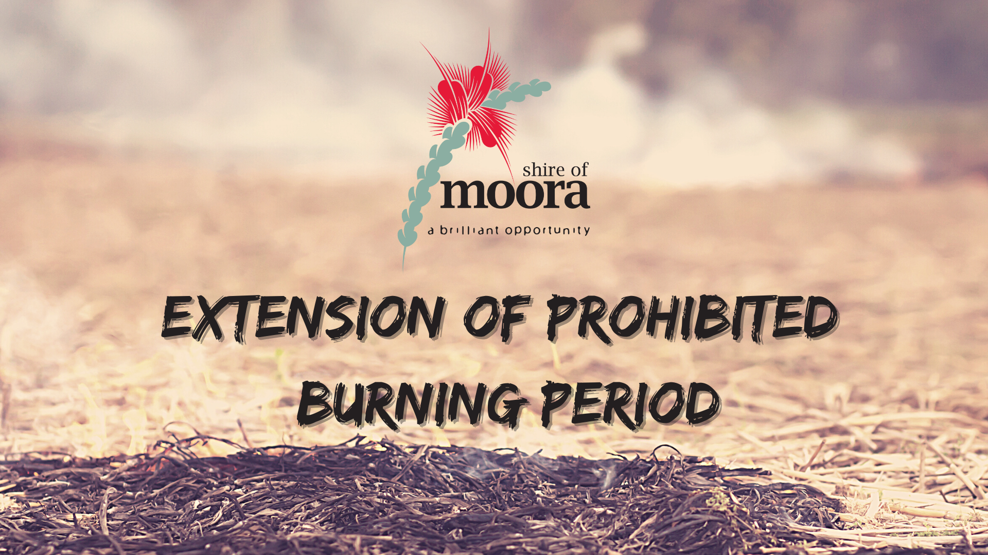 EXTENSION OF PROHIBITED BURNING PERIOD
