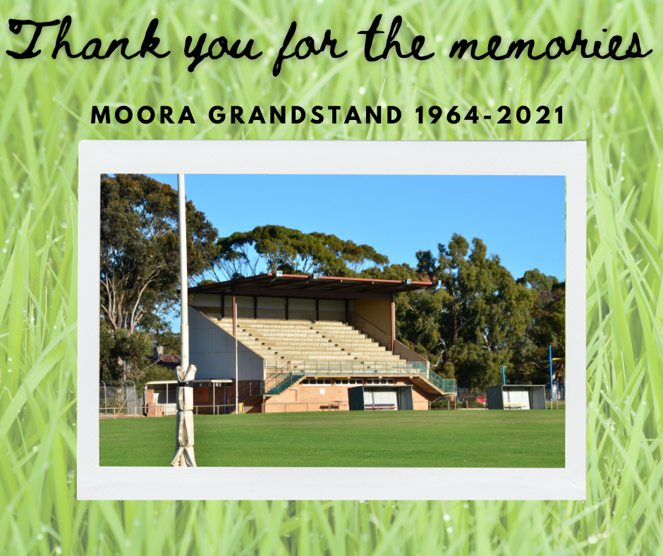 ~End of an era for the Moora Grandstand~