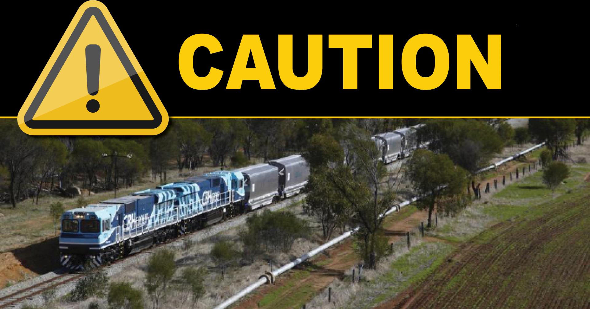 Rail Safety Message - BE VIGILANT