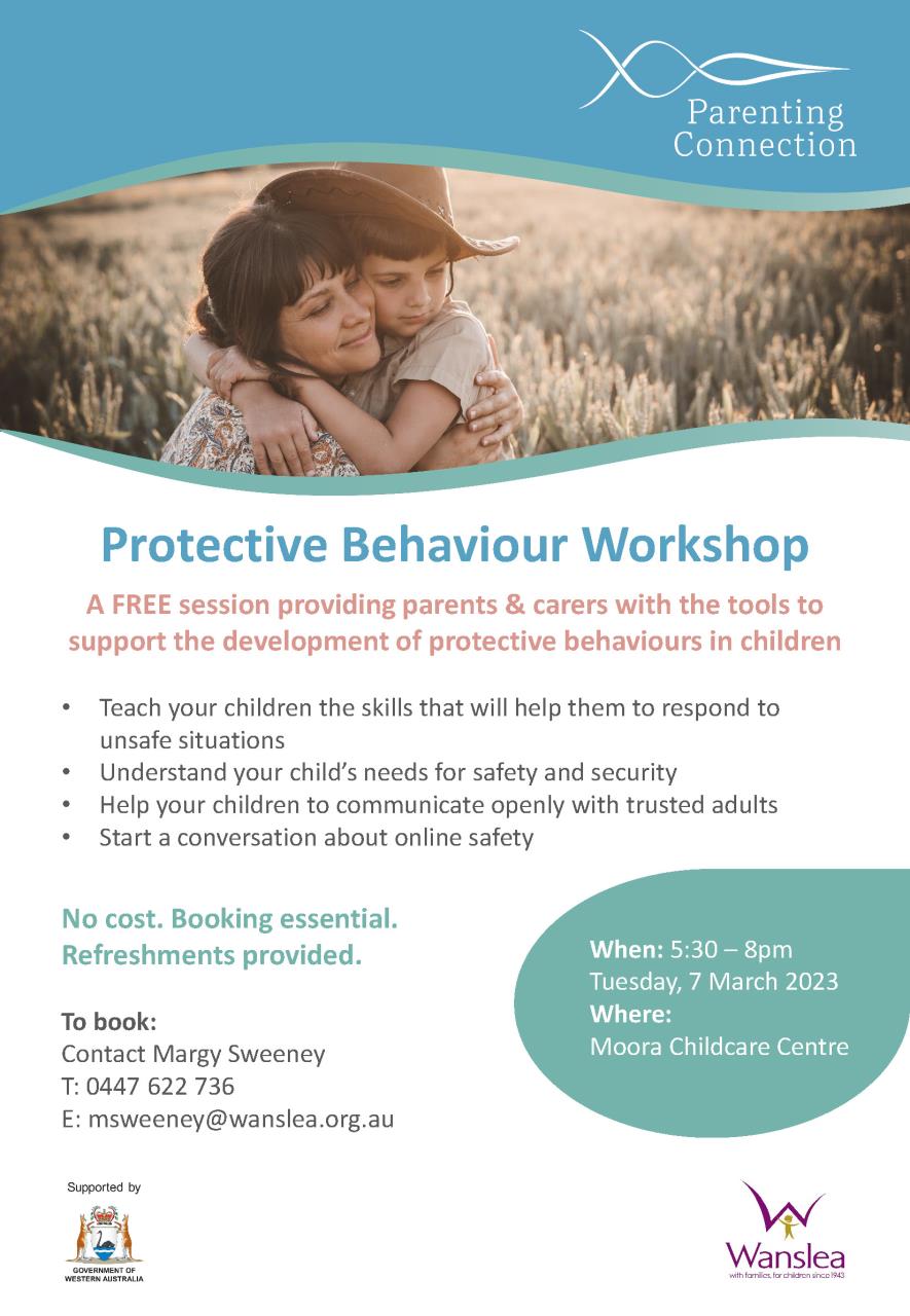 Free Protective Behaviour Workshop, 7 March