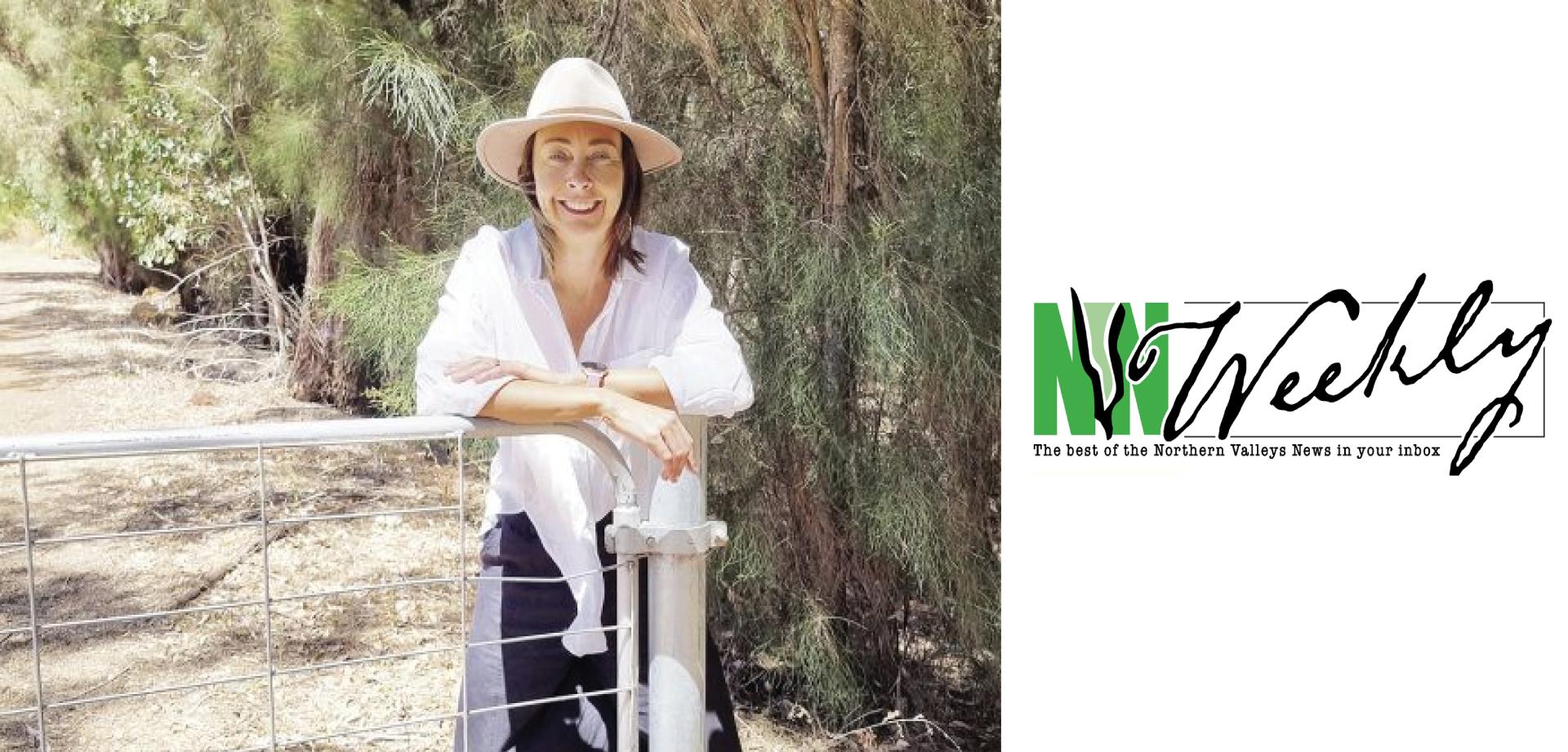 Shire President, Cr Tracy Lefroy, in Northern Valley News